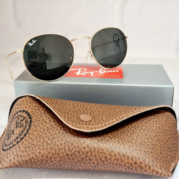 Ray-ban - ROUND DOURADO PRETO - Image 2