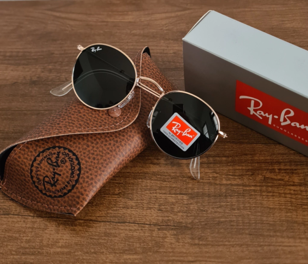 Ray-ban - ROUND DOURADO PRETO - Image 3