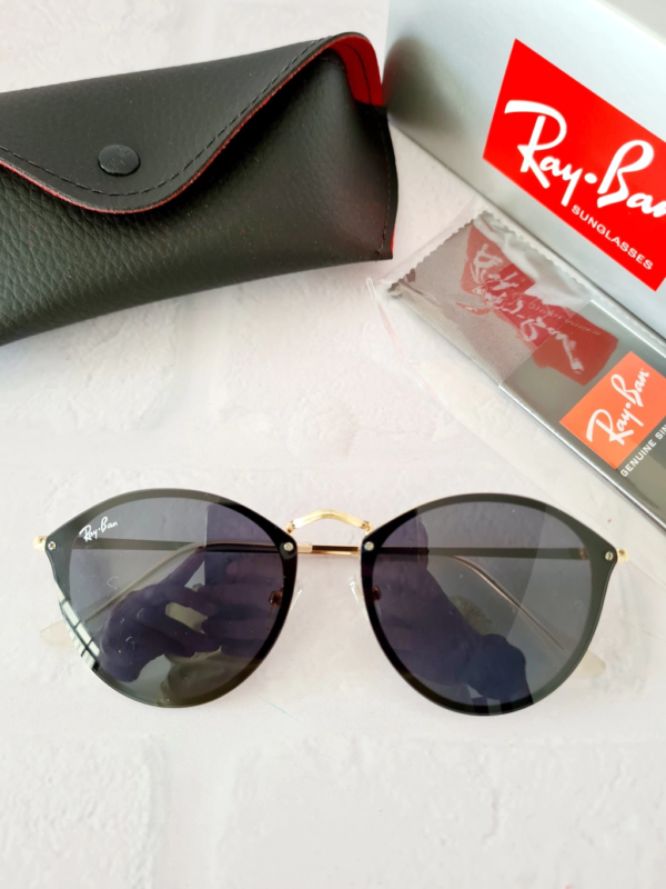 Ray-ban - ROUND BLAZE DOURADO PRETO