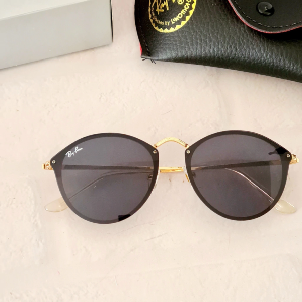 Ray-ban - ROUND BLAZE DOURADO PRETO - Image 2