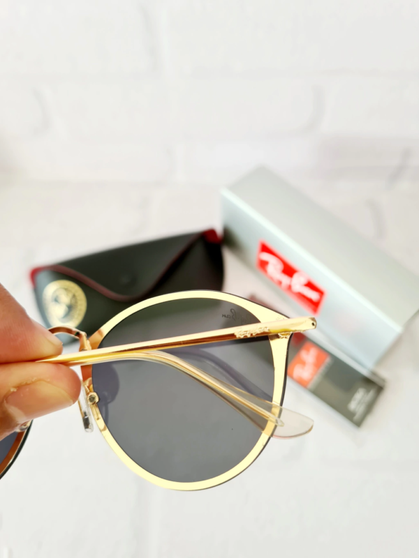 Ray-ban - ROUND BLAZE DOURADO PRETO - Image 4